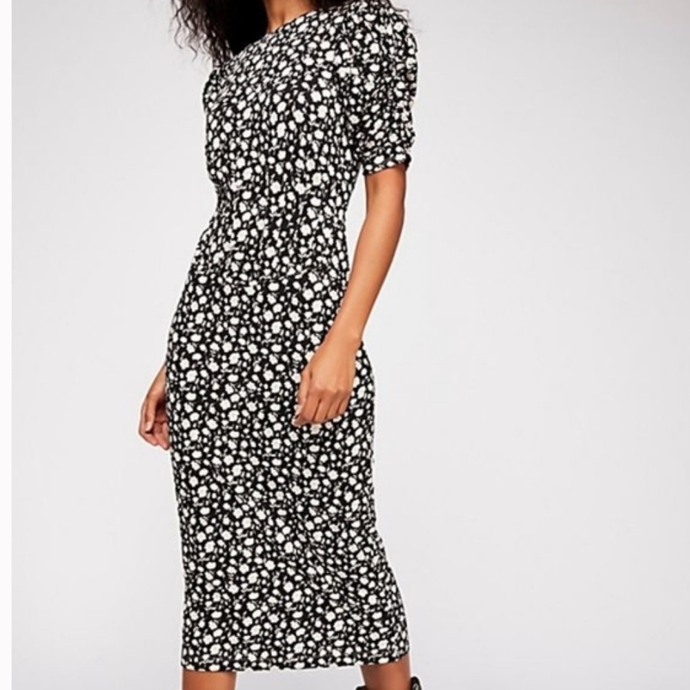 Free People Rosie Knit Midi Dress